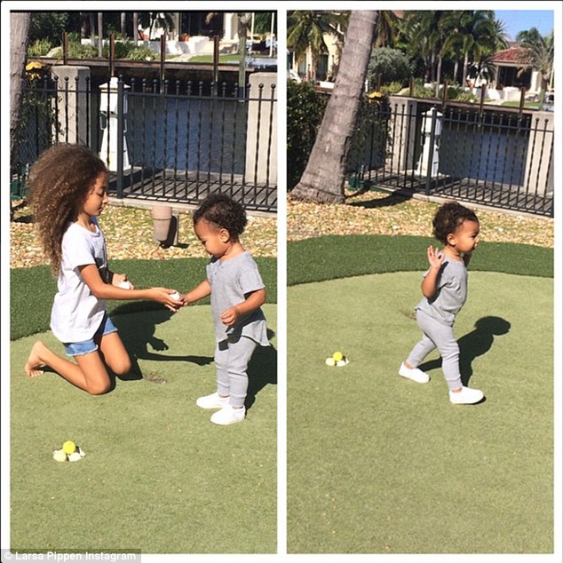 Tak bawi się North West (FOTO)