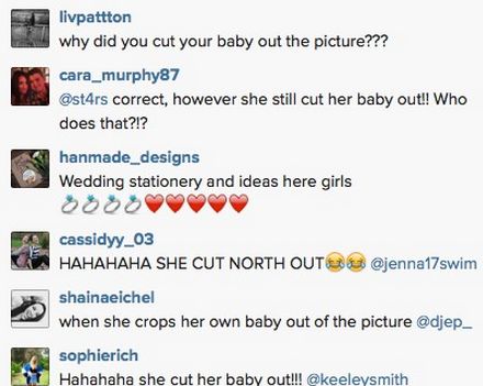 Kim Kardashian skomentowała feralną fotkę z wyciętą Nori