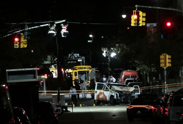 Koszmarny Halloween w Nowym Jorku - atak na Manhattanie, nie żyje 8 osób (ZDJĘCI