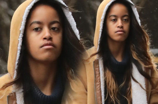 Malia Obama w kurtce za 800 dolarów (ZDJĘCIA)