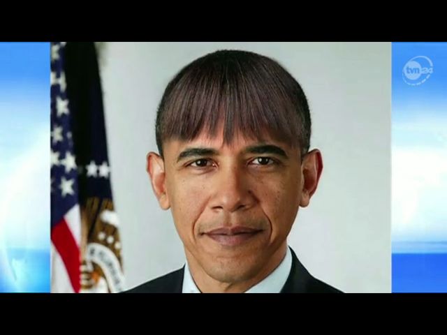 Obama z grzywką (FOTO)
