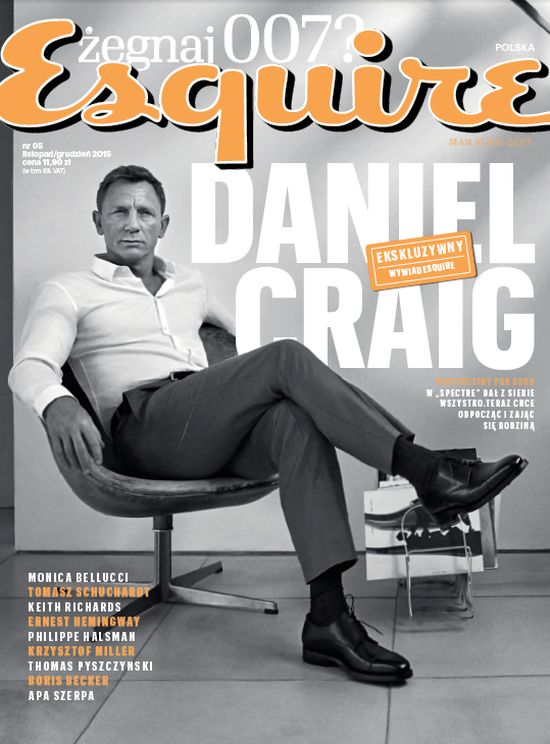 Daniel Craig w Esquire szczery do bólu (FOTO) Daniel Craig w Esquire szczery do bólu (FOTO)