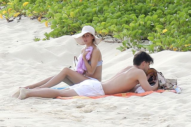 Miłość na plaży, czyli Olivia Palermo z narzeczonym (FOTO)