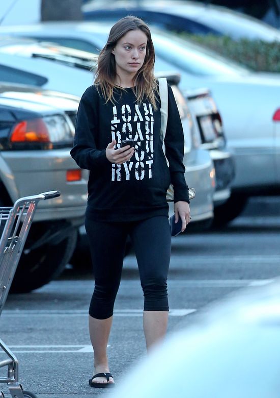 Ciężarna Olivia Wilde bez makijażu już nie taka piękna? FOTO Ciężarna Olivia Wilde bez makijażu już nie taka piękna? FOTO