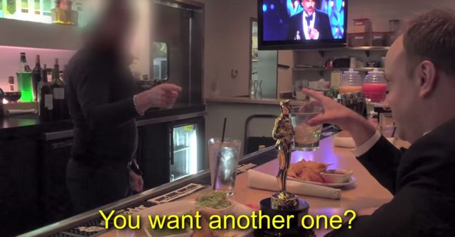 Udawał, że dostał Oscara - musicie TO zobaczyć! (VIDEO)