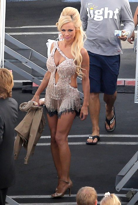 Pamela Anderson trenuje na planie Tańca z Gwiazdami (FOTO)