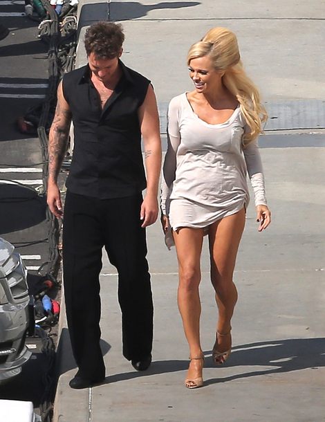 Pamela Anderson trenuje na planie Tańca z Gwiazdami (FOTO)