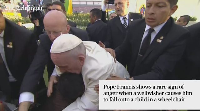 Papież Franciszek wpadł w złość