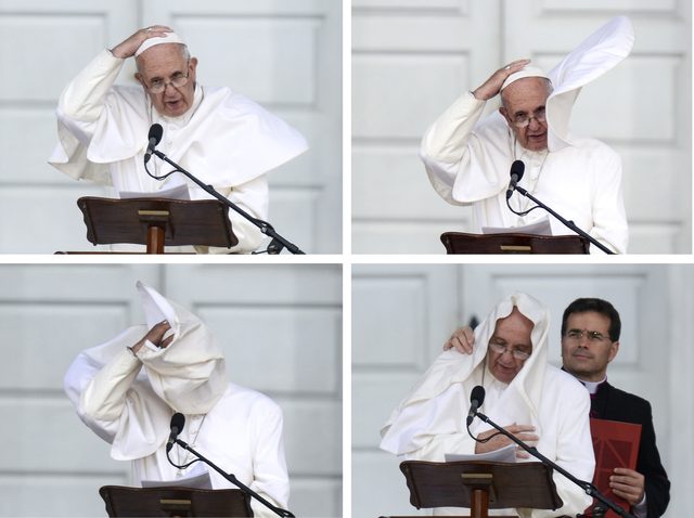 Papież Franciszek wpadł w złość! [VIDEO]