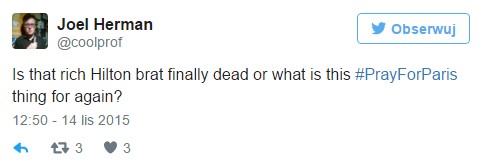 Internet opłakuje śmierć Paris Hilton 