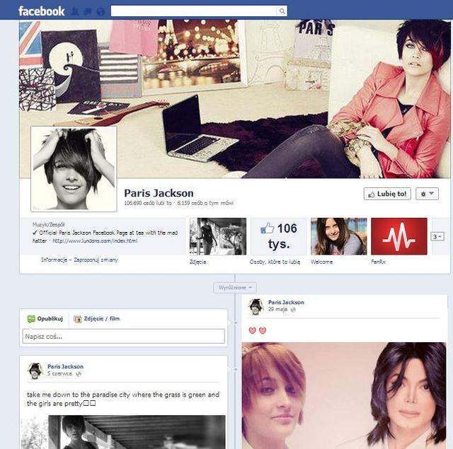 Rodzina Paris Jackson: To Facebook doprowadził do tragedii