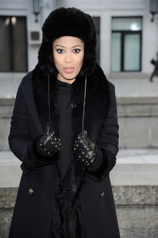 Jak Patrycja Kazadi radziła sobie z mrozem na... (FOTO)