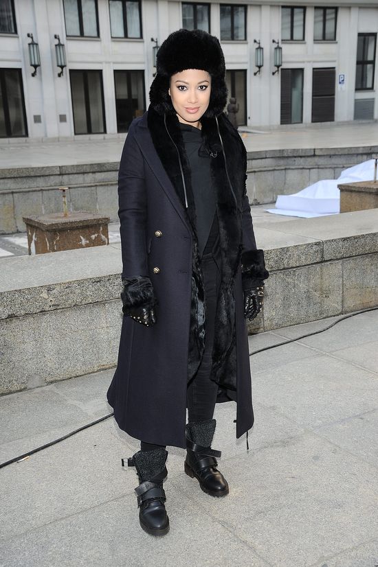 Jak Patrycja Kazadi radziła sobie z mrozem na... (FOTO) Jak Patrycja Kazadi radziła sobie z mrozem na... (FOTO)