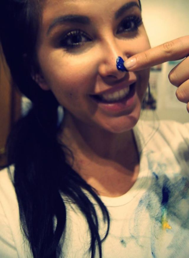 Patrycja Pająk maluje obrazy (FOTO)