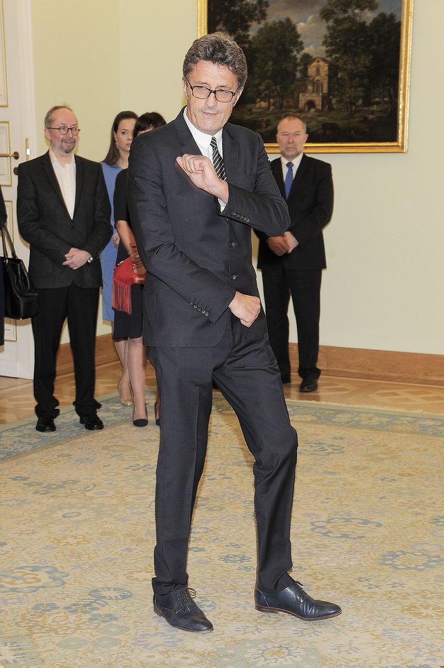 Agata Trzebuchowska i Paweł Pawlikowski u prezydenta (FOTO)