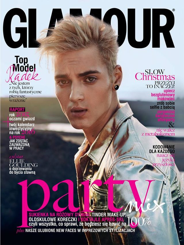 Radek Pestka na okładce Glamour (FOTO)
