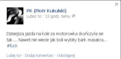 Pikej uległ wypadkowi (FOTO)