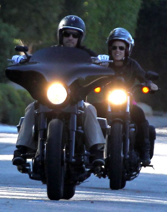 Pink pomyka z mężem na Harleyach (FOTO)