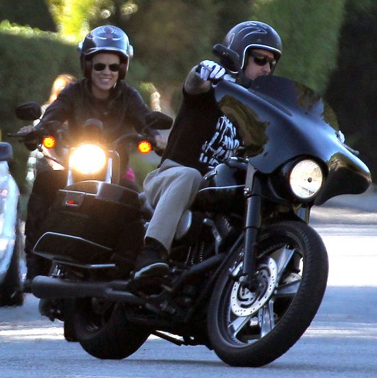 Pink pomyka z mężem na Harleyach (FOTO)