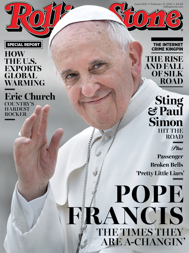 Papież Franciszek na okładce… Rolling Stone
