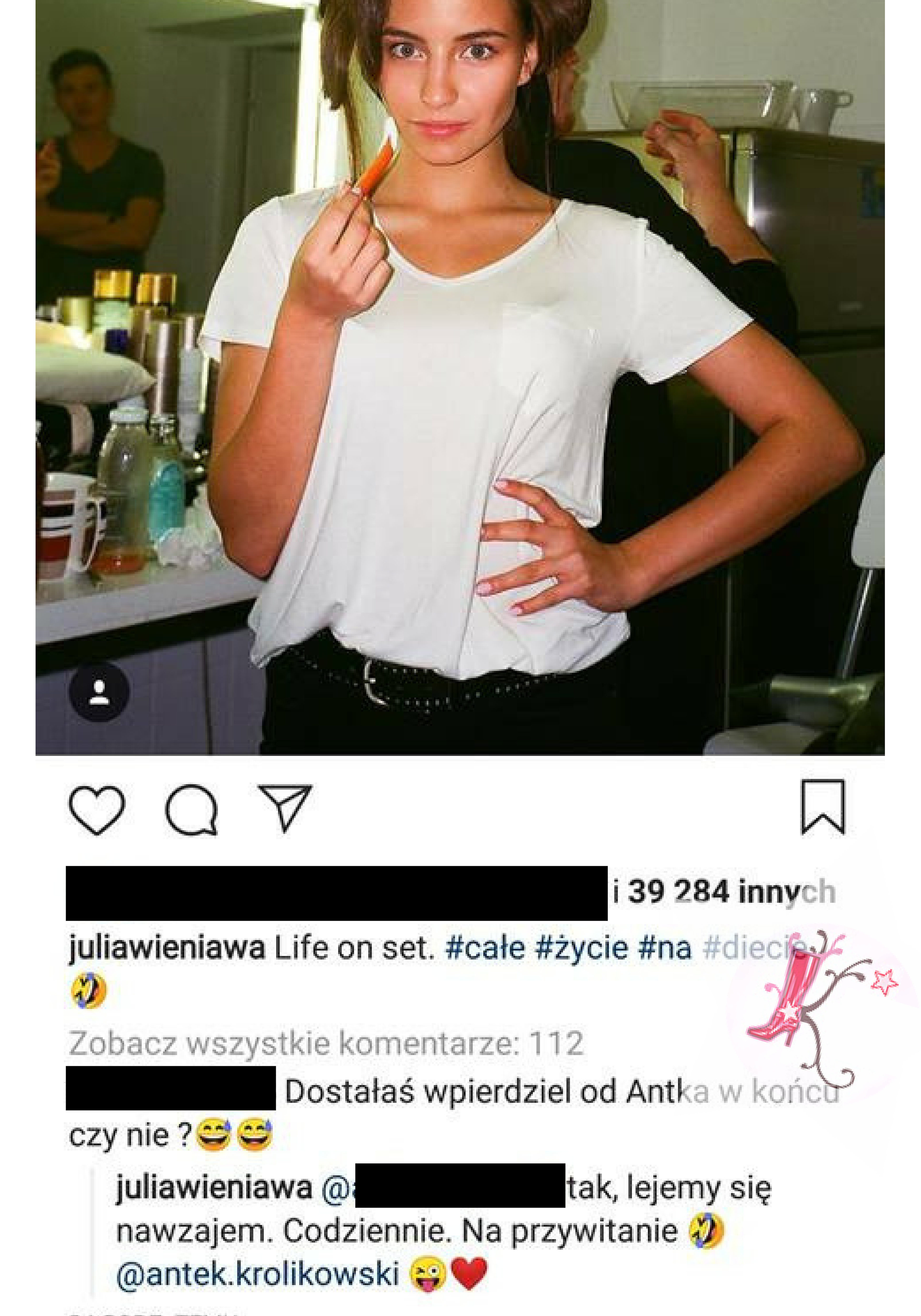 Julia Wieniawa zabrała głos w sprawie rzekomego pobicia przez Antka!