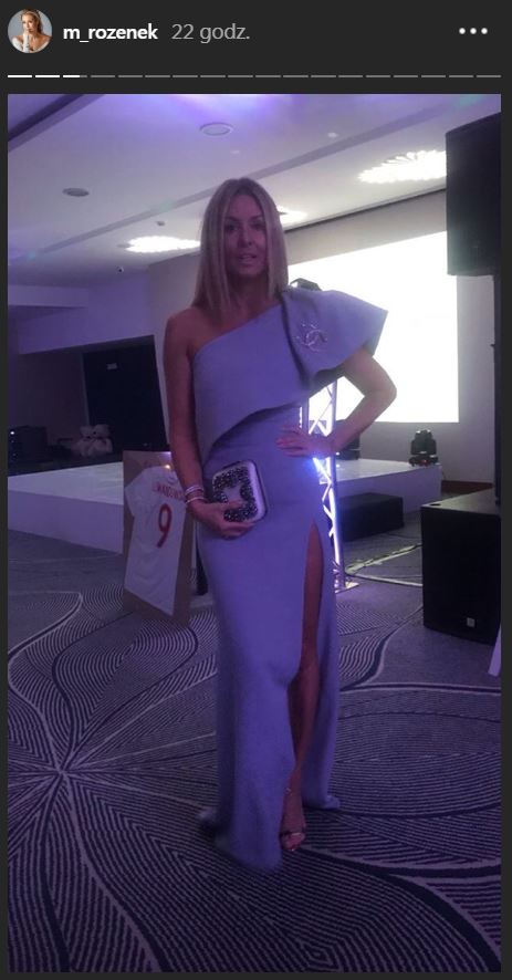 Małgorzata Rozenek zasłania torebką BRZUSZEK w obcisłej kreacji!