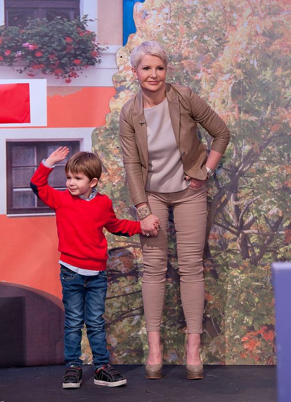 Joanna Racewicz z synem w telewizji (FOTO)