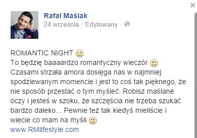 Rafał Maślak zakochany! (FOTO)