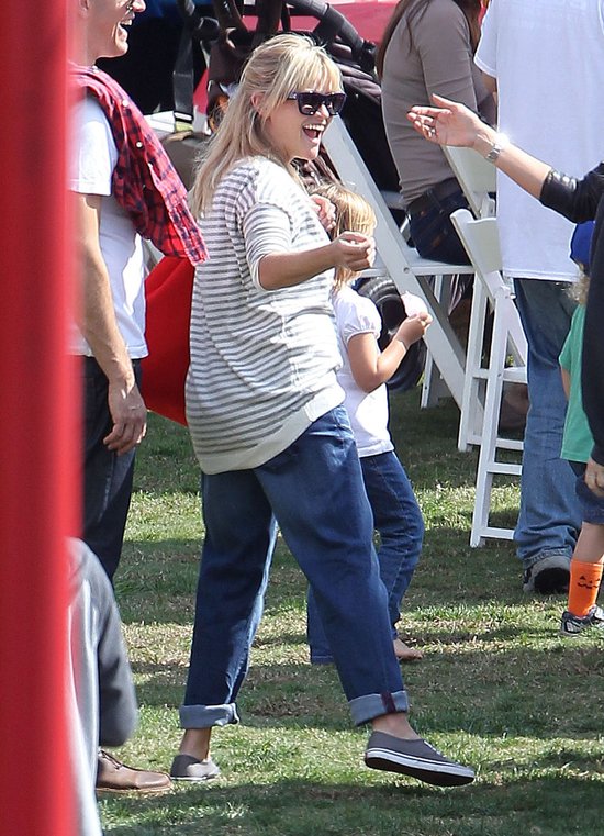 Reese Witherspoon z Jimem Thothem na pikniku (FOTO