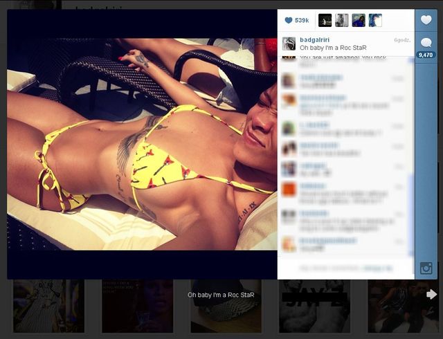 Po wylocie z Polski Rihannie poprawił się humor (FOTO)