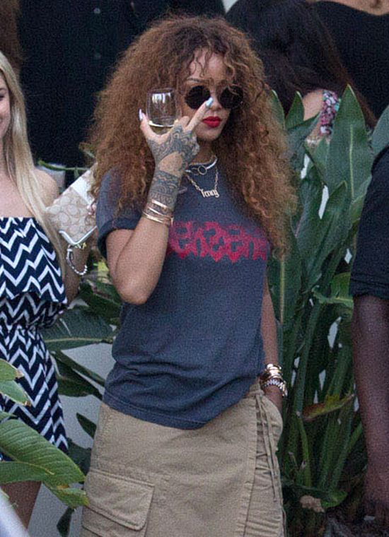 Rihannie puściły nerwy (FOTO)