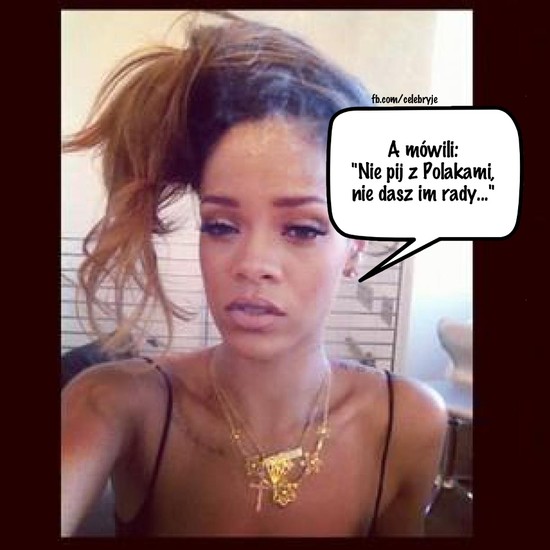 Po wylocie z Polski Rihannie poprawił się humor (FOTO) Po wylocie z Polski Rihannie poprawił się humor (FOTO)