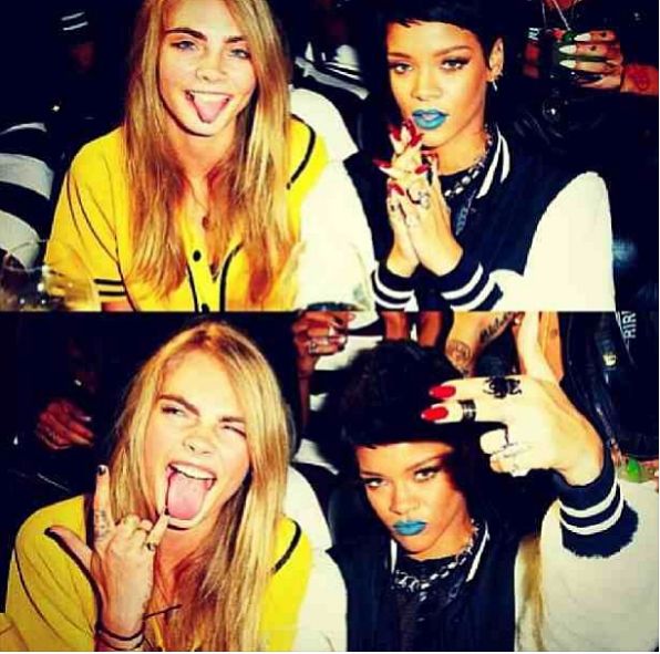 Cara Delevingne imprezuje z Rihanną (FOTO) Cara Delevingne imprezuje z Rihanną (FOTO)