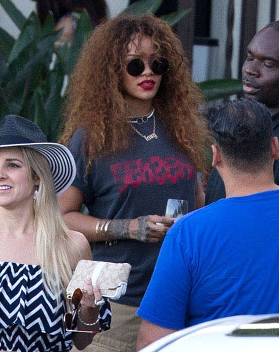 Rihannie puściły nerwy (FOTO)