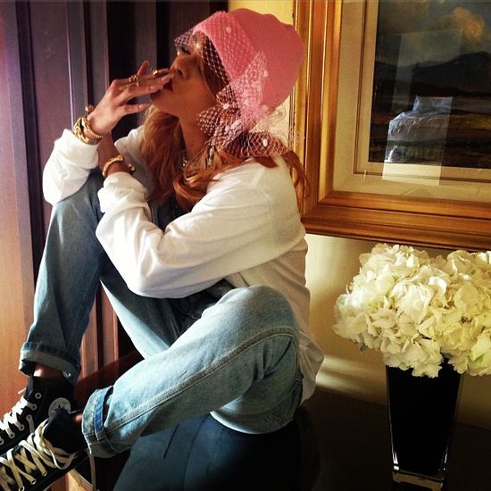 Rihanna i grube jointy (FOTO)