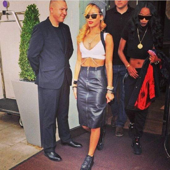 Spontaniczny wsytęp Rihanny (FOTO)