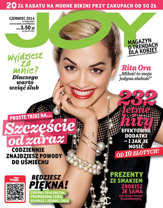 Rita Ora: Kocham eksperymenty w łóżku