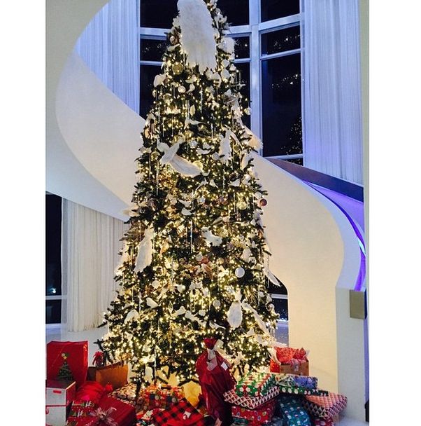 Gwiazdy chwalą się choinkami (FOTO)