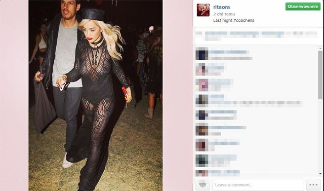 Rita Ora wodzi na pokusznie (FOTO) Rita Ora wodzi na pokusznie (FOTO)