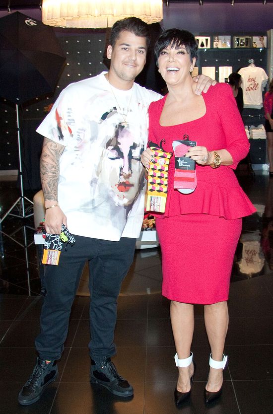 Rob Kardashian reklamuje... skarpety na urodzinowym party Rob Kardashian reklamuje... skarpety na urodzinowym party