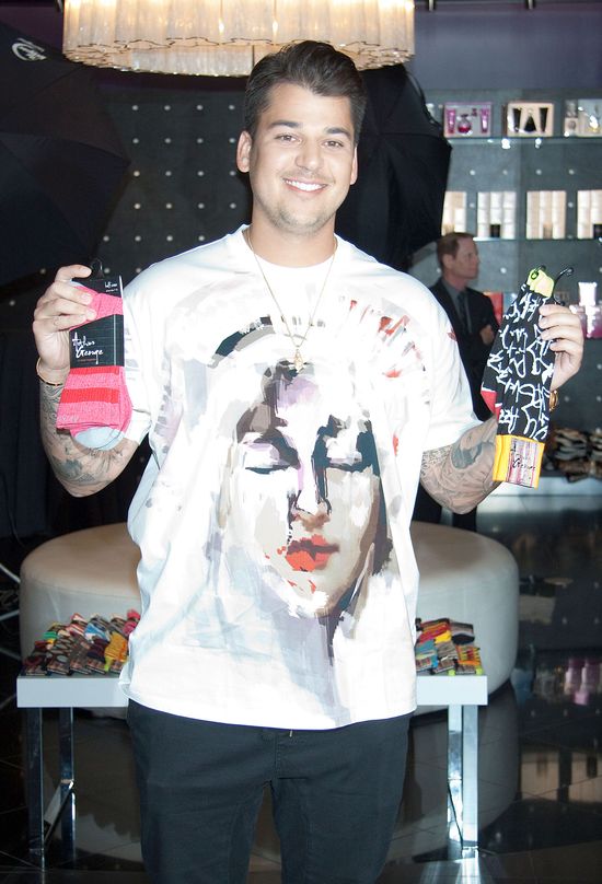 Nikt nie chce kupować skarpetek od Roba Kardashiana!