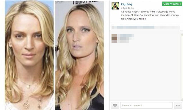 Kaja Śródka uważa, że jest podobna do Umy Thurman? (FOTO)