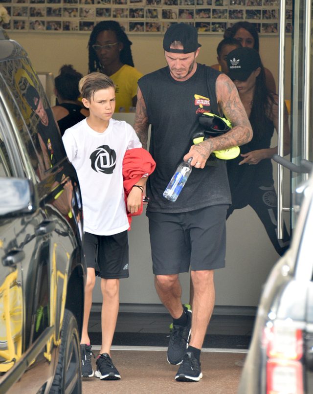 Nie tego spodziewał się David Beckham po synu Romeo?
