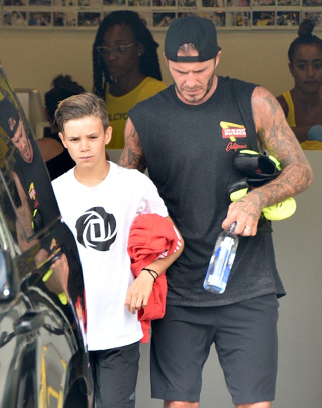 Nie tego spodziewał się David Beckham po synu Romeo?