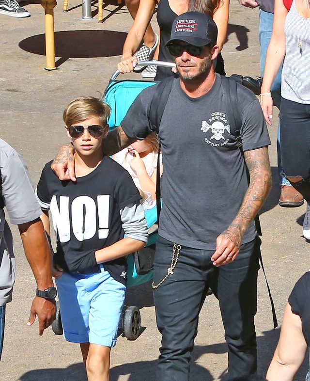 Nie tego spodziewał się David Beckham po synu Romeo?