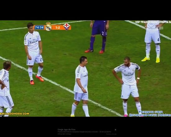 Fałszywy Ronaldo na Stadionie Narodowym [VIDEO]