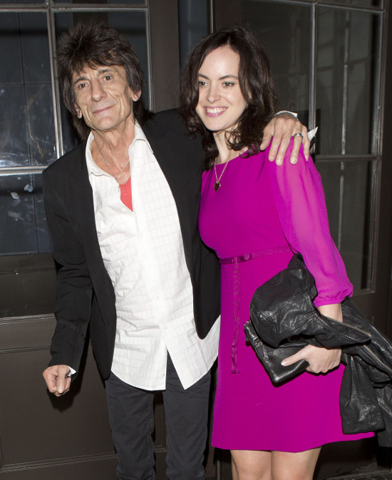 Richards i Wood na kolacji z małżonkami (FOTO)