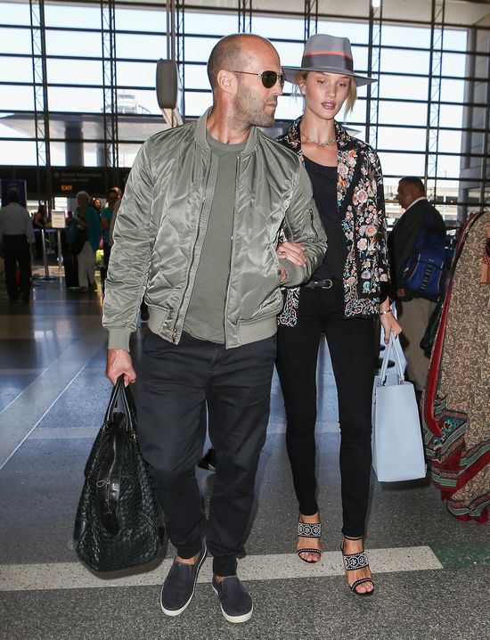 Rosie i Jason Statham kłócą się o... dziecko (FOTO)