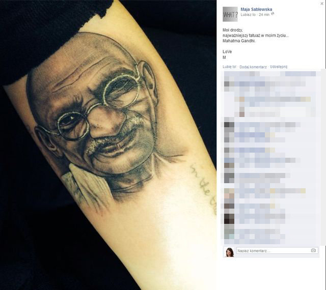Który to już tatuaż Mai Sablewskiej? (FOTO)