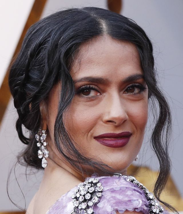 Salma Hayek na Oscarach w naszyjniku wartym 4 MILIONY dolarów (ZDJĘCIA)